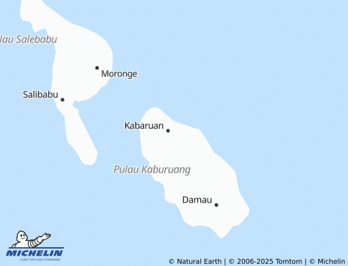 MICHELIN Kabaruan Timur map - ViaMichelin