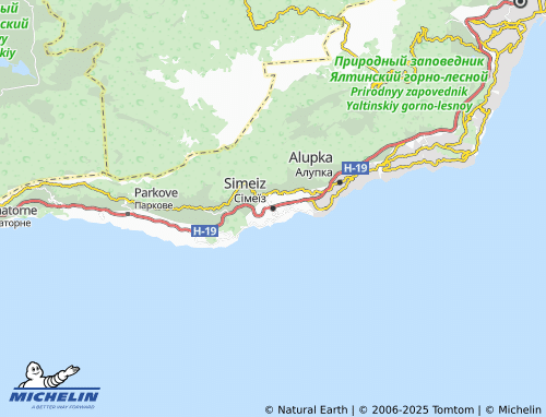 Kaart MICHELIN Simeiz - ViaMichelin