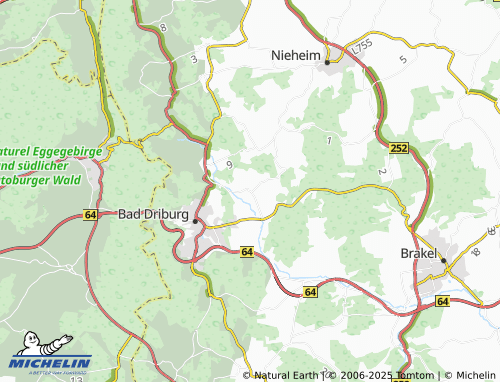 MICHELIN Alhausen map - ViaMichelin