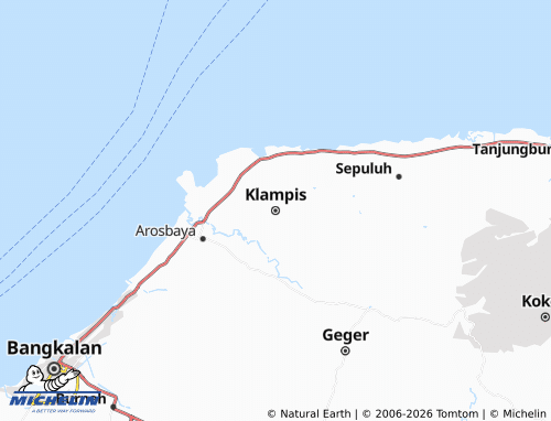 MICHELIN Klampis map - ViaMichelin