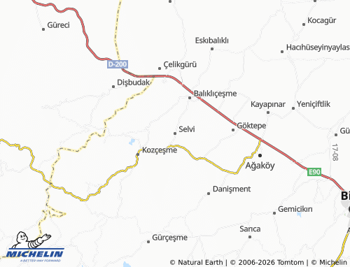 Mappa MICHELIN Selvi - ViaMichelin