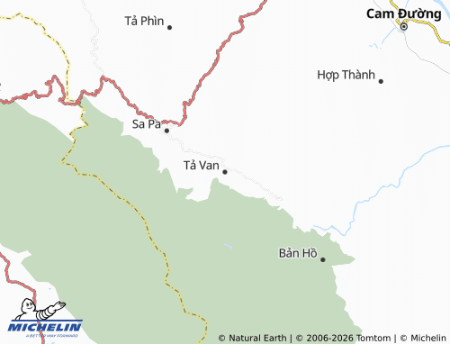 Mapa MICHELIN Tả Van - ViaMichelin