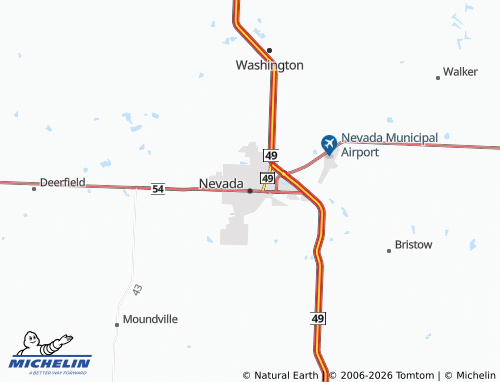 Kaart MICHELIN Nevada - ViaMichelin