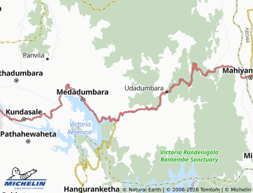 MICHELIN Hathiyalwela map - ViaMichelin