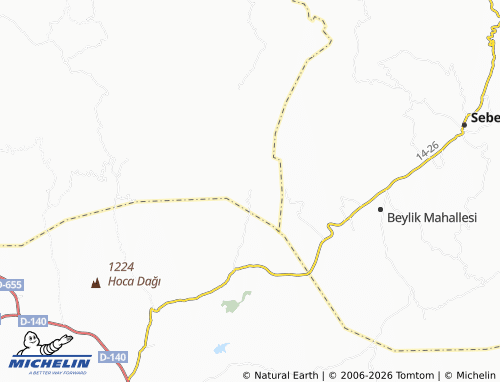 Mappa MICHELIN Dodurga - ViaMichelin