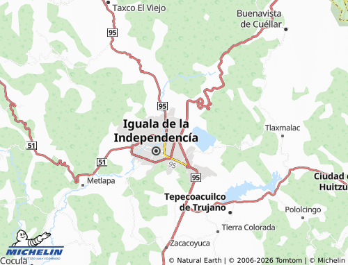 Mappa MICHELIN Ejidal Sección II Rubén Figueroa - ViaMichelin