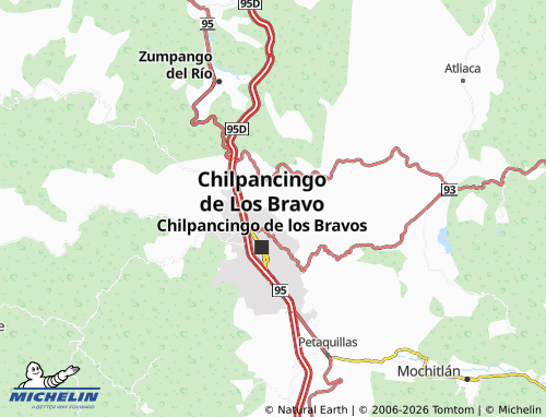 MICHELIN Juquila Oriente map - ViaMichelin