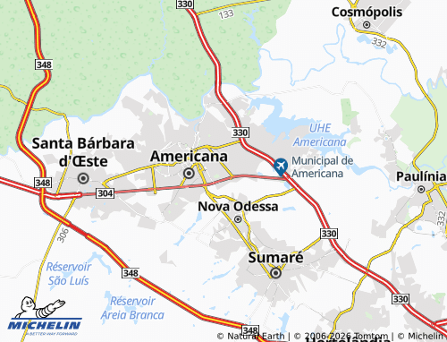 Mapa MICHELIN Jardim Werner Plaas - ViaMichelin