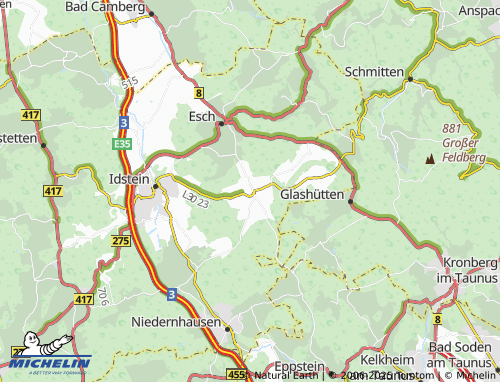 MICHELIN Heftrich map - ViaMichelin