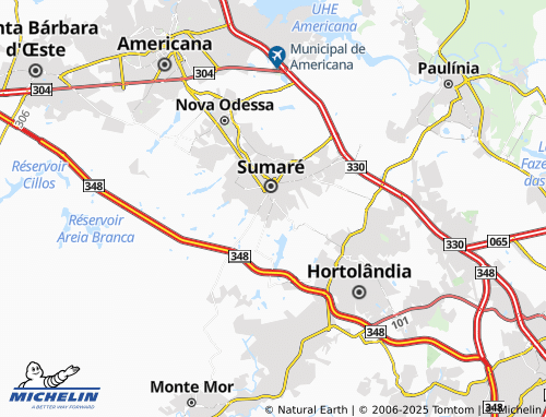 MICHELIN-Landkarte Parque Emília - ViaMichelin