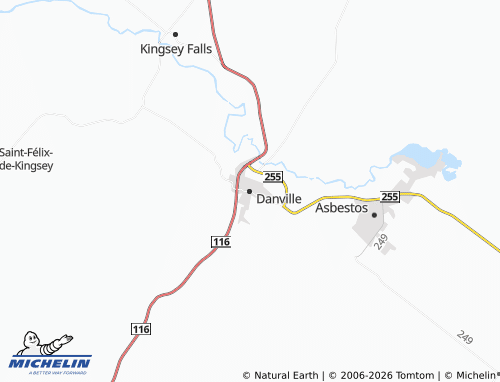 Mappa MICHELIN Danville - ViaMichelin
