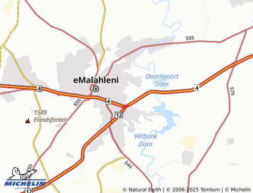 MICHELIN President Park map - ViaMichelin