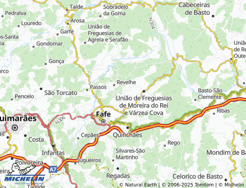 Carte MICHELIN Estorãos - ViaMichelin