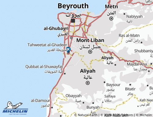 Mapa MICHELIN Amrousiyyat al-Shuwayfat - ViaMichelin