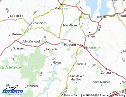 Mapa MICHELIN La Chaudrais - ViaMichelin