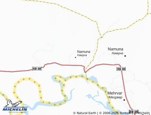 Mappa MICHELIN Namuna - ViaMichelin