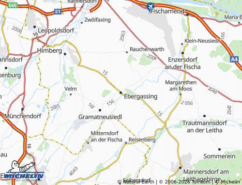 Mapa MICHELIN Ebergassing - ViaMichelin
