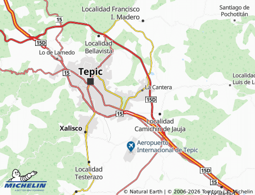 Mappa MICHELIN Justino Ávila Arce - ViaMichelin