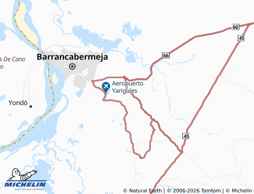 MICHELIN-Landkarte Campo 45 - ViaMichelin