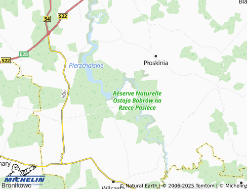 Kaart MICHELIN Dębiny - ViaMichelin