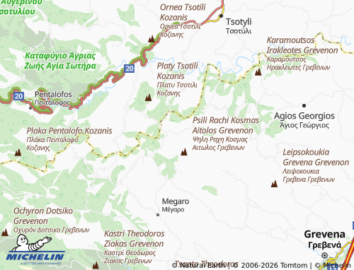 Carte MICHELIN Kydonies - ViaMichelin
