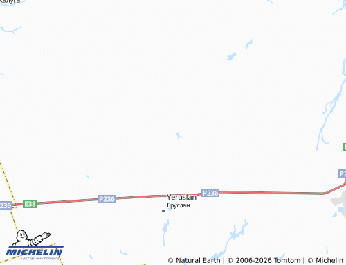MICHELIN-Landkarte Syrt-Smolenka - ViaMichelin