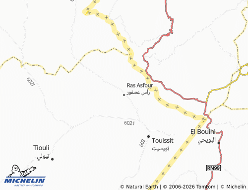 Mappa MICHELIN Ra's Asfour - ViaMichelin