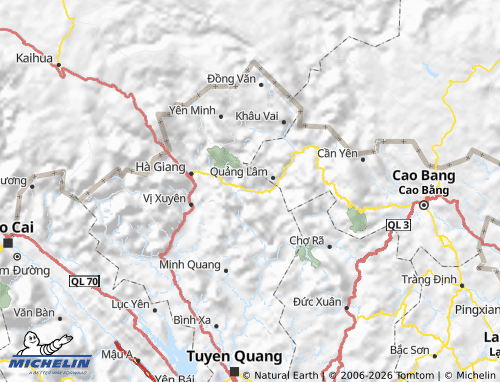 Mappa MICHELIN Bắc Mê - ViaMichelin