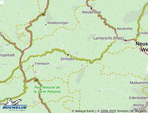 MICHELIN Appental map - ViaMichelin