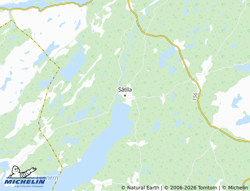 MICHELIN-Landkarte Sätila - ViaMichelin