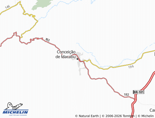 MICHELIN-Landkarte Conceição de Macabu - ViaMichelin