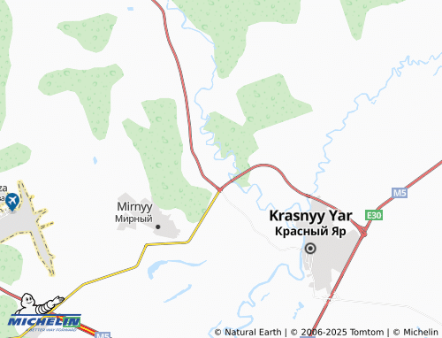 MICHELIN Izluchina KP map - ViaMichelin