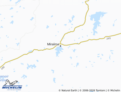 MICHELIN Miraíma map - ViaMichelin