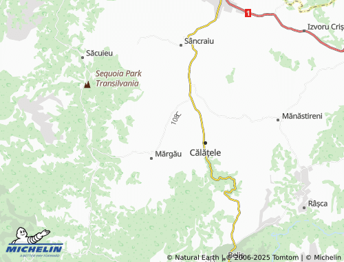 MICHELIN Ciuleni map - ViaMichelin