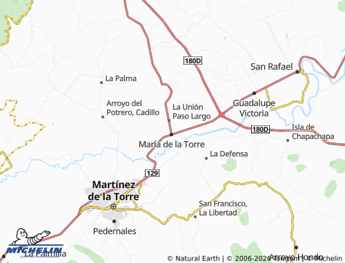 Mappa MICHELIN Modelo - ViaMichelin