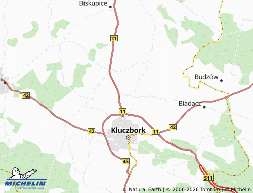 MICHELIN Gotartów map - ViaMichelin
