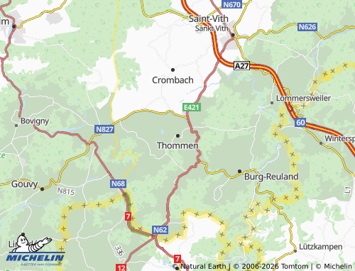 Mappa MICHELIN Thommen - ViaMichelin