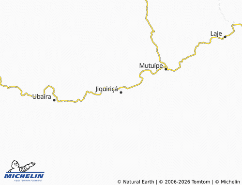 Mapa MICHELIN Jiquiriçá - ViaMichelin