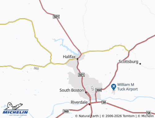 Kaart MICHELIN Halifax - ViaMichelin