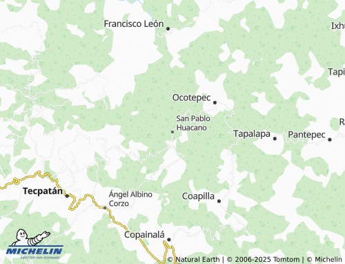 MICHELIN San Pablo Huacano map - ViaMichelin