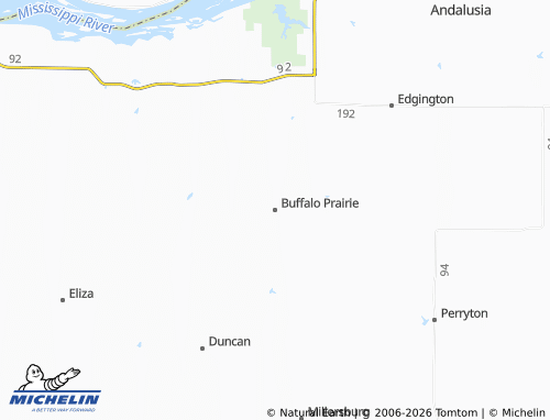Mappa MICHELIN Buffalo Prairie - ViaMichelin