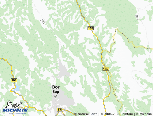 MICHELIN Bučje map - ViaMichelin