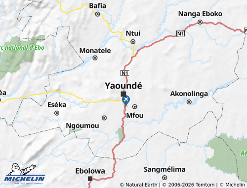 Mapa MICHELIN Mfoundi - ViaMichelin