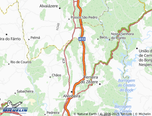 Mapa MICHELIN Cidral - ViaMichelin