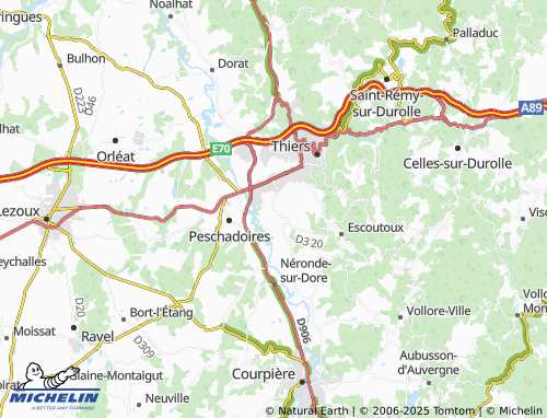 Carte MICHELIN Sainte-Marguerite - ViaMichelin