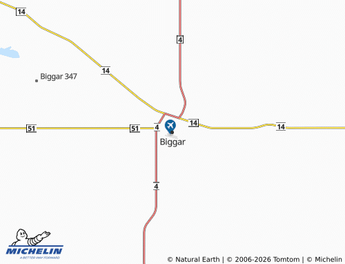 Mapa MICHELIN Biggar - ViaMichelin