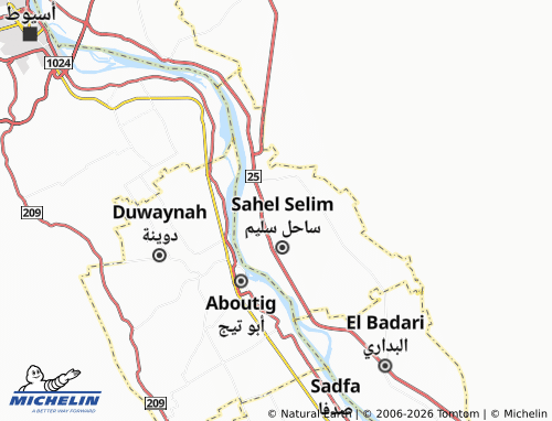Carte MICHELIN al-'Awnah - ViaMichelin