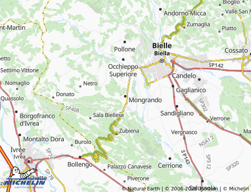 Mapa MICHELIN Mongrando - ViaMichelin