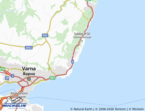 MICHELIN vz Chayka map - ViaMichelin