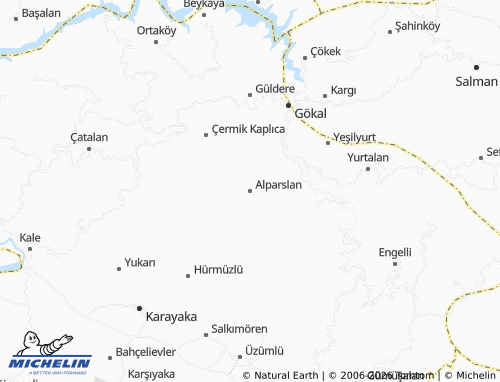 MICHELIN Alparslan map - ViaMichelin